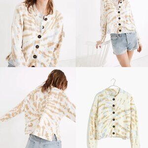 MADEWELL Tie-Die Broadway Cotton Cardigan